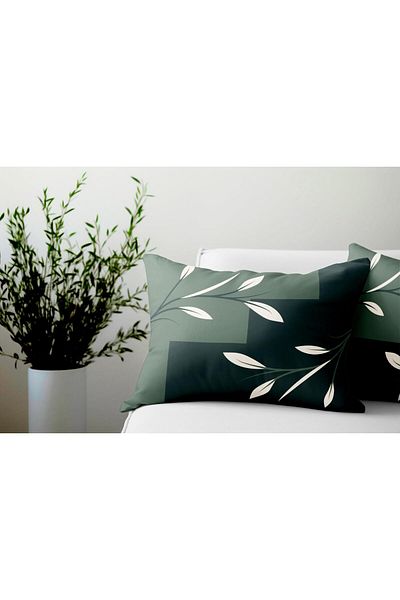 Evdek Set de 2 Ds114 - Set de huse de pernă dreptunghiulare cu două fețe