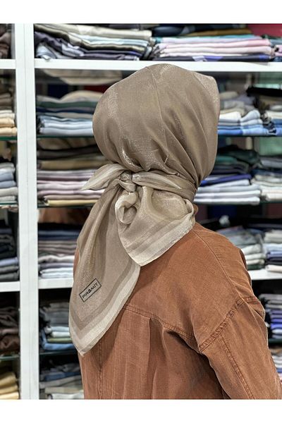 PİRAMİT Amber Glitter Scarf