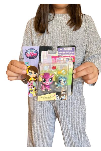 Minişler Pet Shop Littlest Pet Shop - Joyful Mini Coach and Family Toy Set with 2 Accessories
