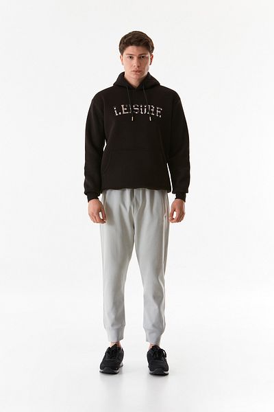 Fulla Moda Pantaloni de sport Jogger cu buzunare cu talie elastică