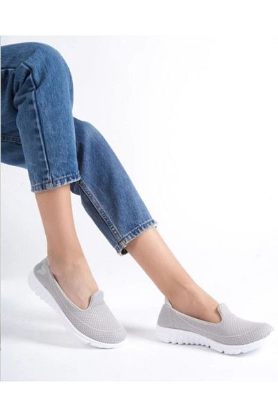 Afilli Pantofi de damă Stone Grey - Casual, fără șireturi și confortabili, ușori
