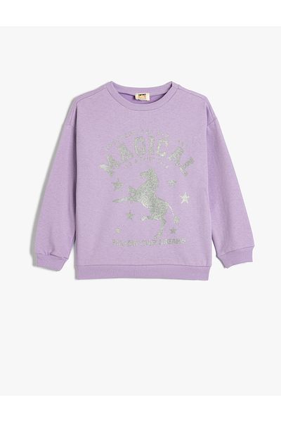 Koton Purple Women's/girls' Sweatshirt