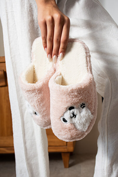 MOJO شبشب منزلي شتوي مطبوع عليه مخالب قطة للسيدات