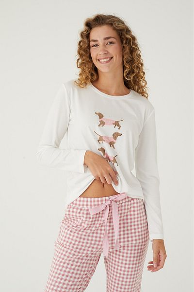 İPEKTENİM SET DE PIJAMA DE MĂTASE