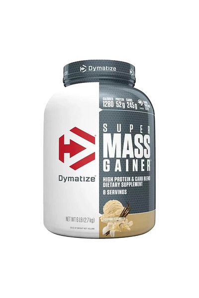 Dymatize Super Mass Gainer, Gourmet Vanilla, 6 LB