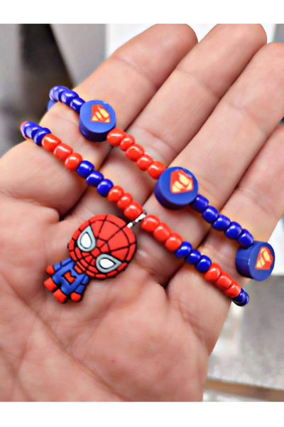 Black Point Unisex Süper Kahramanlar Çocuk Bileklikleri Çocuk Bileklik Setler...