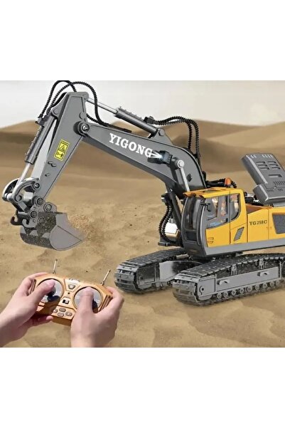 seyuse Uzaktan Kumanda Kepçe Ekskavatör Oyuncak 1:20 Alaşım 680 Derece Rotasyon Rc