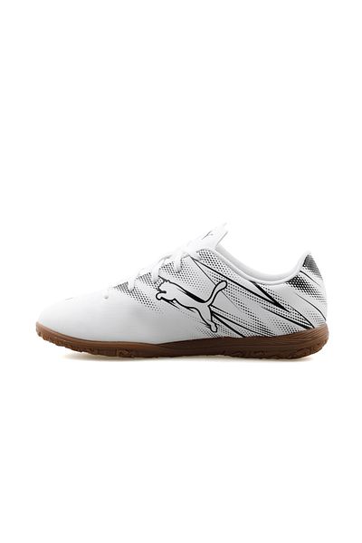 Puma Attacanto It Jr 10748205   Pantofi albi pentru copii Astroturf Field