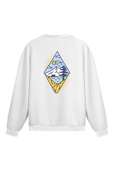 Mounte Bianca Unisex Uno - Κανονικό φούτερ