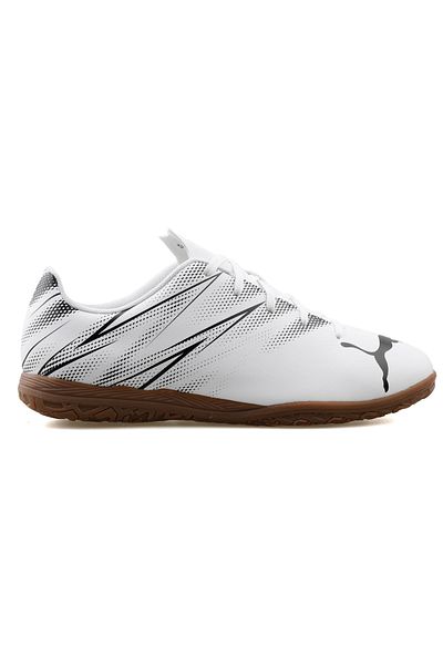 Puma Attacanto It Jr 10748205   Pantofi albi pentru copii Astroturf Field
