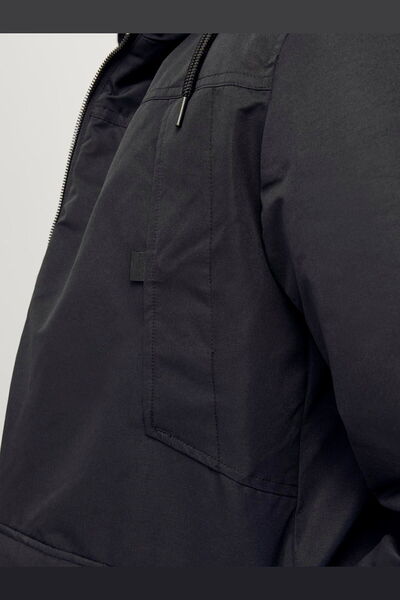 Jack & Jones Artificial Fur Detailed Wind Resistant Hooded Parka - Construct