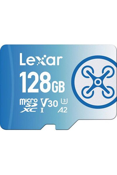 Lexar Fly 128Gb Micro Sd 160Mb/60Mbs 4K V30 Memory Card