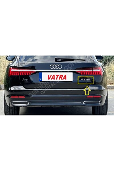EDEXPORT Audi A6 Avant 2019-2022 40 TDI Uyumlu A6-40 TDI ve Quattro Bagaj Yazısı