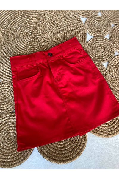 Limoon 23 April 19 May 29 October School Show Wear Girls' Linen Skirt