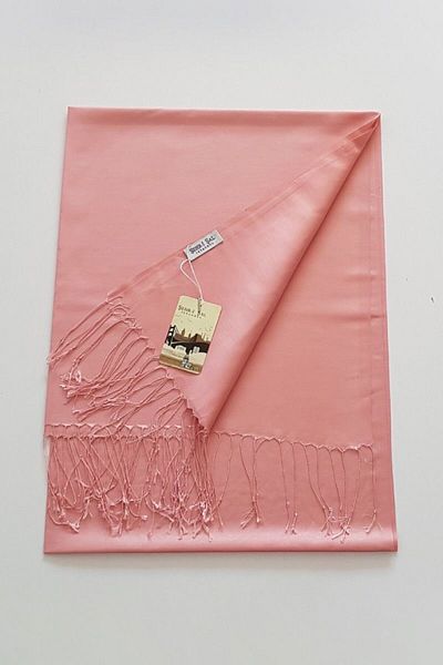 İLKYAZ Σαλιάρα Melody με χρώμα Salmon Silk Look