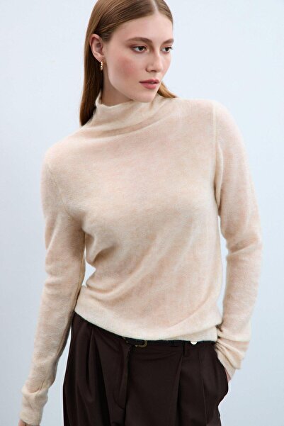 Serianno Balıkçı Yaka Mohair ve Yün Karışımlı Kazak