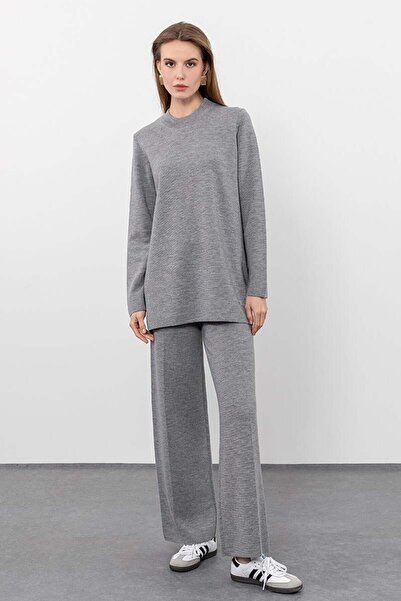 Serianno %100 Yün Yüksek Bel Pantolon