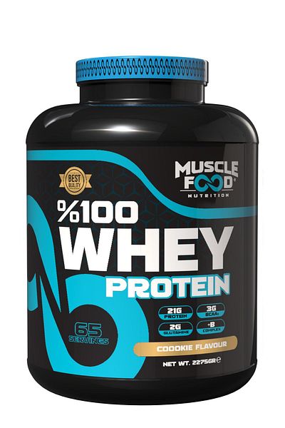 MUSCLEFOOD 2275Gr 65 Serve - Flavored Concentrate Whey Cookie Protein Powder