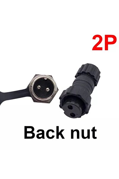 Genel Markalar MR-261N 2 PİNLİ GX16 SU GEÇİRMEZ MAYK KONNEKTÖR MİKE FİŞ ŞASE 2P