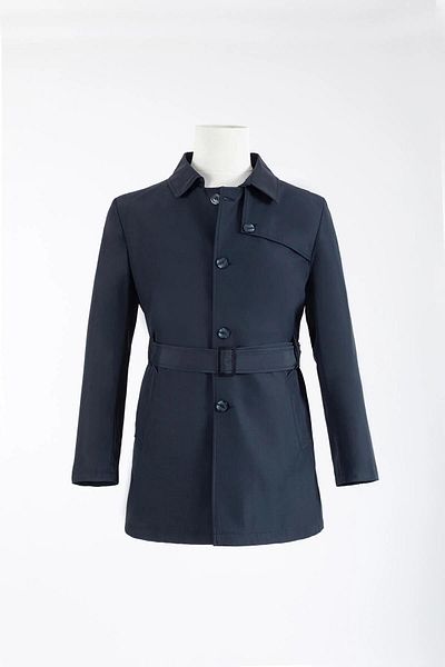 SÜVARİ Ανδρική καμπαρντίνα Cavalry Loose Fit Navy Blue