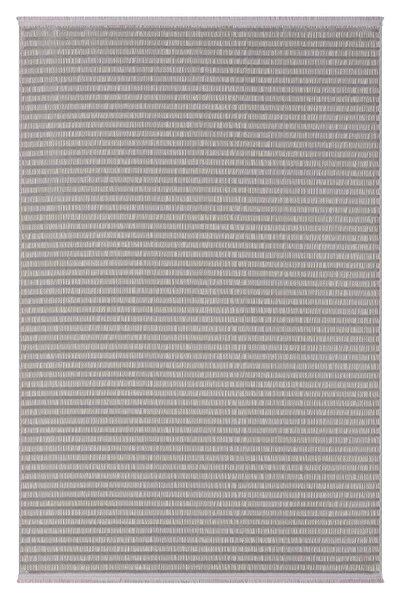 Karmen Halı Sümer Sm008g Gri Antrasit Çizgi Desen Halı Dekoratif Modern Tozuy...