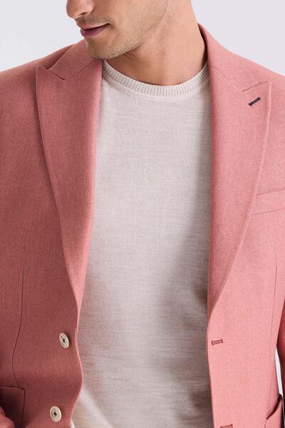 Jakamen Καλοκαιρινό αθλητικό μπουφάν Puppy Mouth Slim Fit με μυτερό γιακά