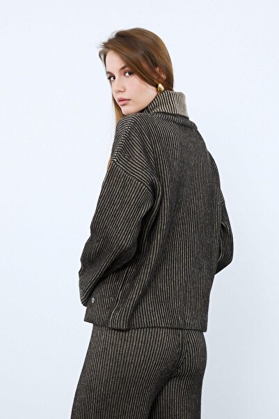 Serianno Kaşmir ve Yün Karışımlı Balıkçı Yaka Kazak