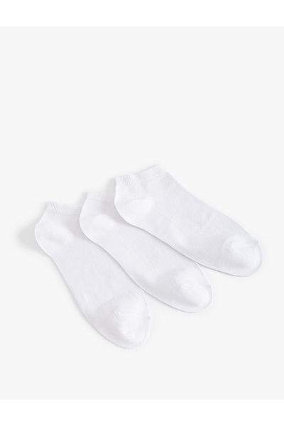 Koton Basic 3-Piece Booties Socks Set
