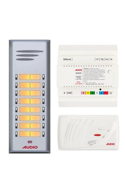 Audio 16 Daire 1012 Görüntüsüz Sesli Diafon