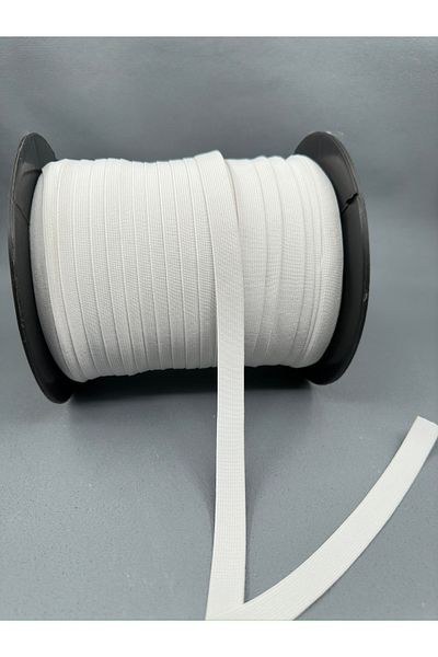 paşateks since 1995 şekil 1.5 cm Knitted Rubber-5 Meters-White