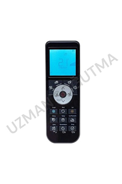 Arçelik Klima Kumandası yeni tip siyah