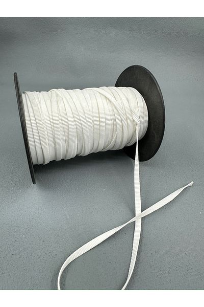 paşateks since 1995 şekil White 5 mm Hose Grosgrain Strip - 5 Meters