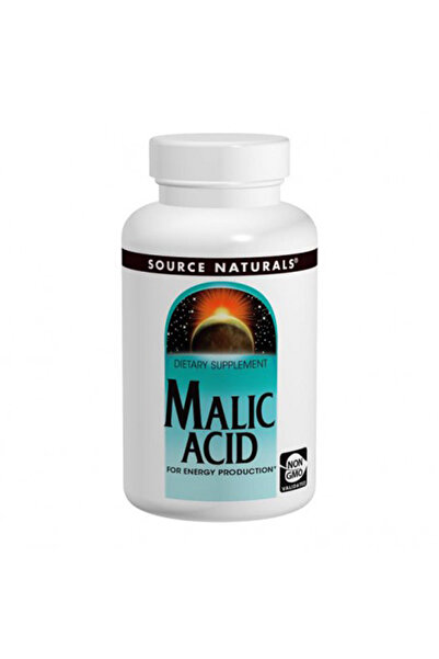 source naturals Malic Acid, 883 mg, 60 Tablets