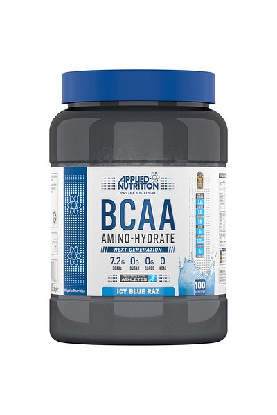 applied nutrition BCAA Amino Hydrate, Icy Blue Raz, 100 Serving