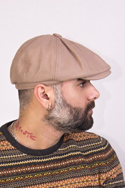 Bay Şapkacı Erkek Peaky Blinders Driver Kasket Camel NC 7404