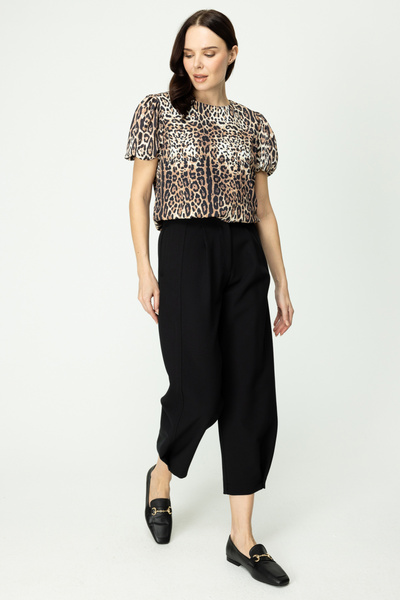 ON Önü Pileli Paçası Düğmeli Pantolon