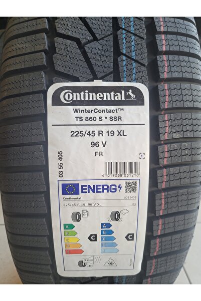 Continental 225/45R19 TS860 S *SSR 96V XL Set Olarak BMW (RUN FLAT ÖZELLİKLİ) 2024 Üretim *