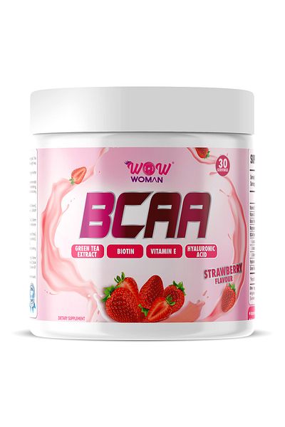 wow woman Bcaa, Strawberry, 30