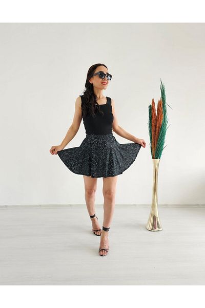 Altı Üstü Butik Fusta scurtă cu buline