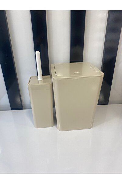 Milat Store 2 li Çöp Kovası Wc Fırçası Set-Banyo seti-Tuvalet Fırçası 6Litre ...