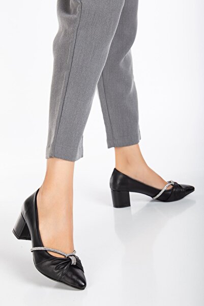 MaskButik Μαύρα ψηλοτάκουνα Selis