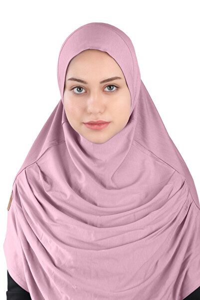 Ecardin شال تربان مريح للحجاب - ست 406 بودرة