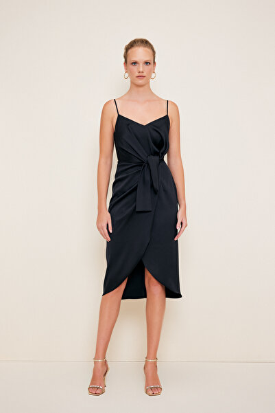 Love My Body V Yaka Elbise