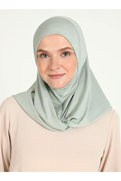 Ecardin شاغلا جرين - وشاح رياضي من القماش الصغير ذو الفك Hijab Turban St 026