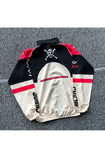 Richarlison Red Straw Digital Design Printed Zippered Raincoat & Windbreaker