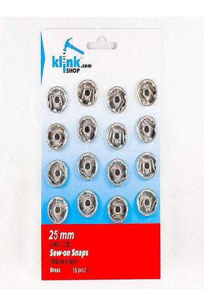 Klinkshop 25 mm Wide Strut Snap - Gold