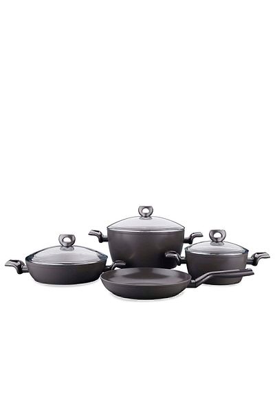 KORKMAZ Nora Ceramic 7 Piece Cookware Set