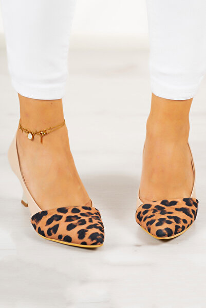 Erkan Saçmacı Laura Ten Leopard Heeled Shoes 6 Cm.