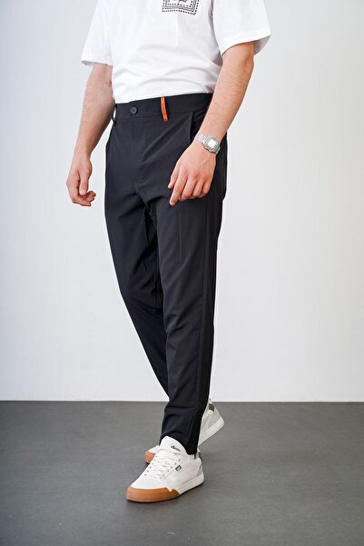 king brich Чоловічі обтягуючі штани з еластичним поясом - Beli Lastikli