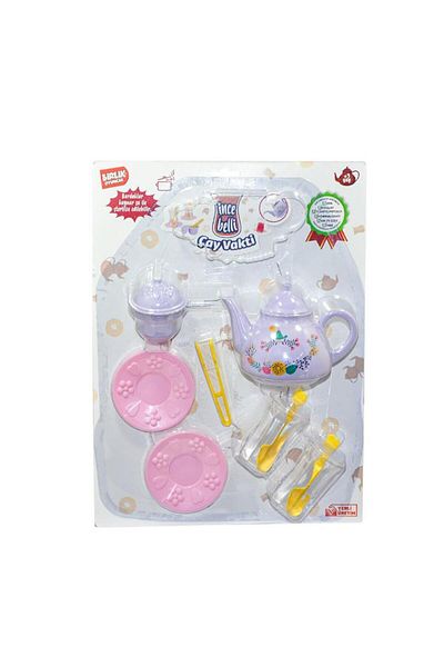 alisverisdevi Urt011-002 Kartela Slim Waisted Tea Time Play Set -birlik